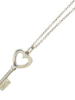 Tiffany & Co Key Silver Necklace